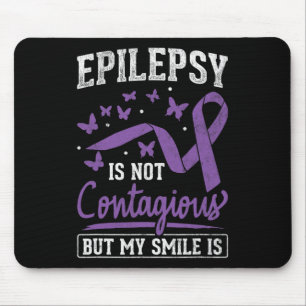 Mousepad Epilepsia Não Contagiosa Meu Sorriso É Epilepsia C