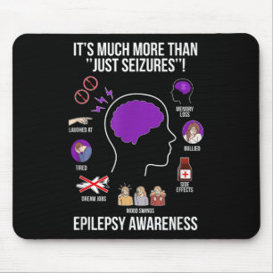 Mousepad Epilepsia Sensibilização Mês Guerreiro da Epilepsi