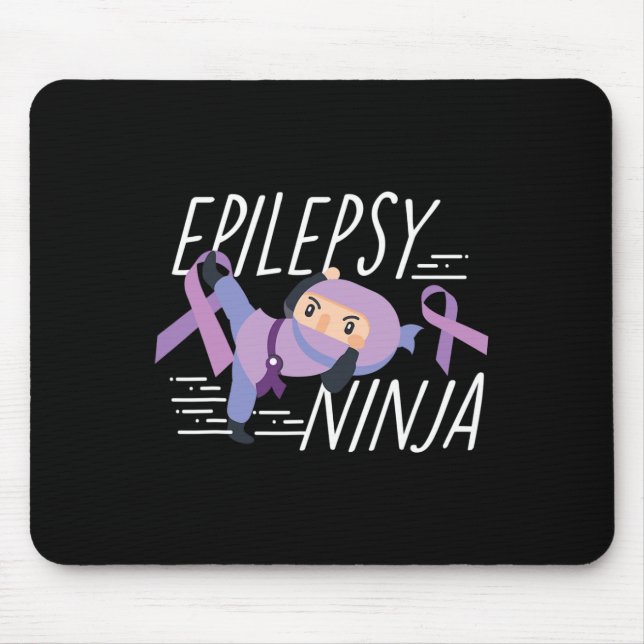 Mousepad Epilepsia Sensibilização Ninja Fita (Frente)
