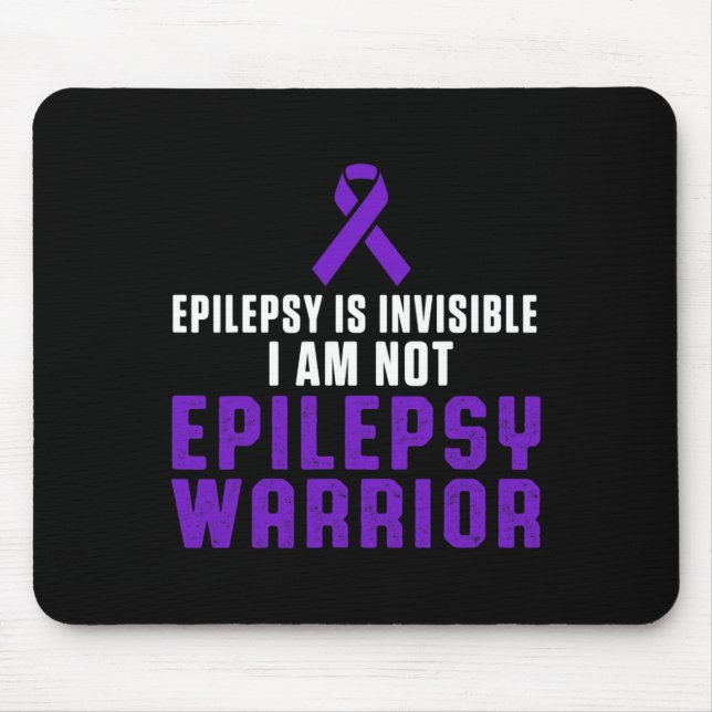 Mousepad Epilepsy Awareness Fun Healthcare Epileptic Warrio (Frente)