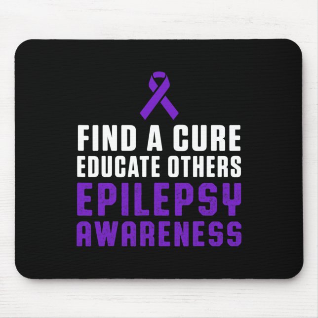Mousepad Epilepsy Awareness Fun Healthy Epileptic Warrior S (Frente)