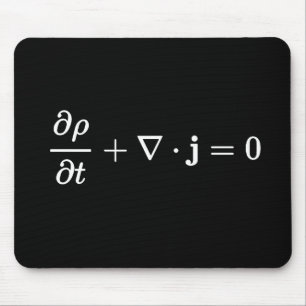 Mousepad equação de continuidade de todos os campos de físi
