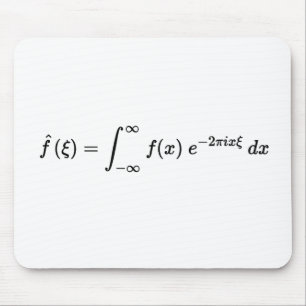 Mousepad equação de transformação de fourier, fundamentos m