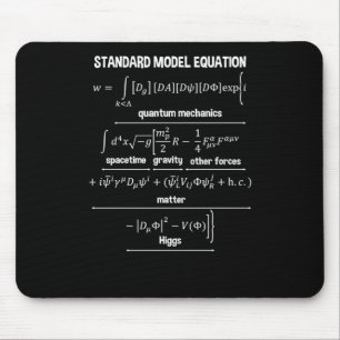Mousepad Equação Modelo Padrão De Nerdy - Presente Para Fís