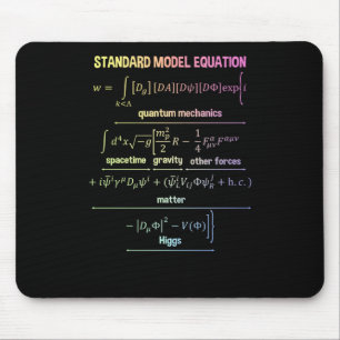 Mousepad Equação Modelo Padrão De Nerdy - Presente Para Fís