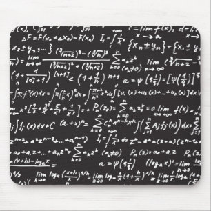Mousepad Equações da matemática do quadro-negro