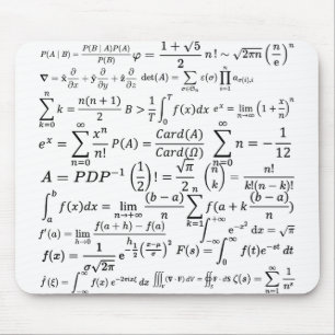 Mousepad equações e fórmulas matemáticas