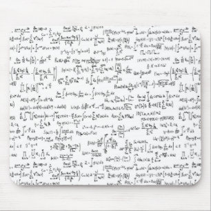 Mousepad Equações escritas mão //da matemática