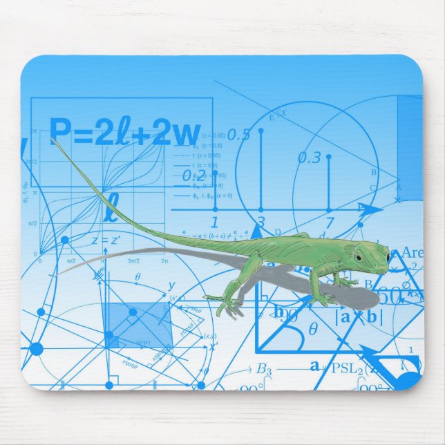 Mousepad Equações matemáticas e designs geométricos (Frente)