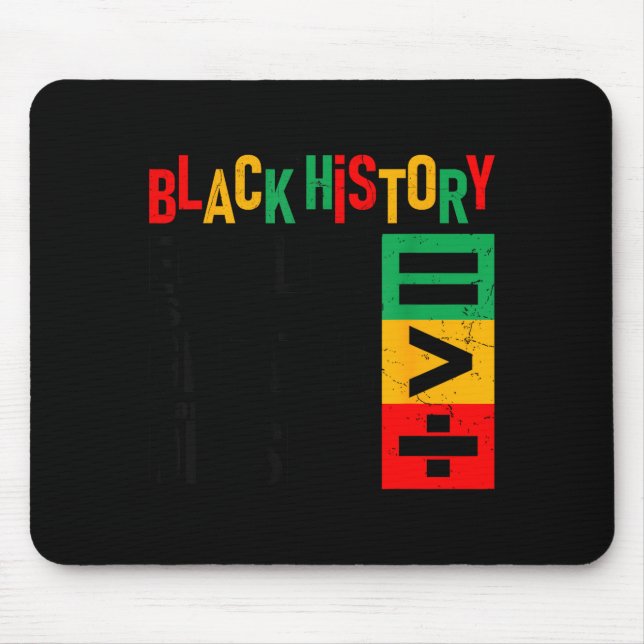 Mousepad Equality Is Greater Than Division Black History Me (Frente)