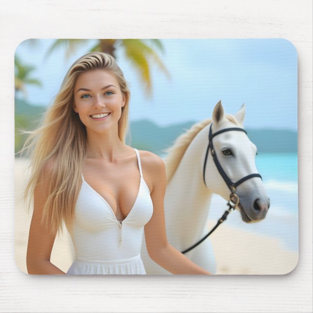 Mousepad Equestre Grace no Paraíso (Frente)