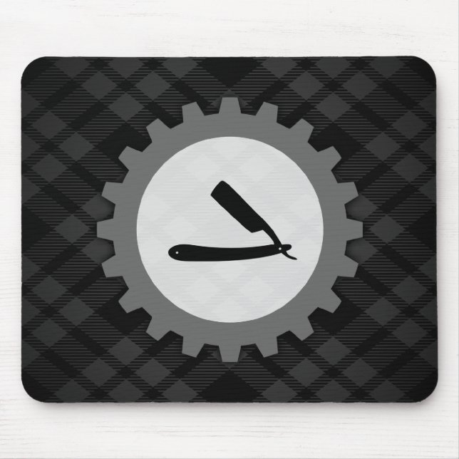 Mousepad equipamento de barbearia (Frente)