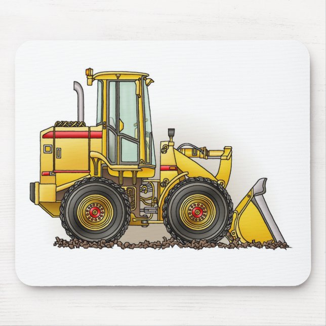 Mousepad Equipamento de construção do carregador do pneu de (Frente)
