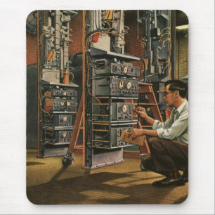 Mousepad Equipamento de fixação do técnico de rádio da Vint