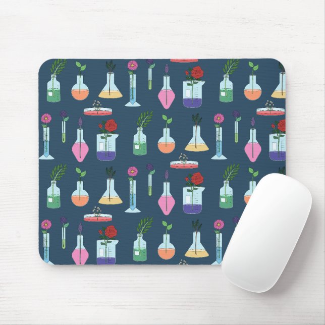 Mousepad Equipamento de Laboratório Botânico (Com mouse)