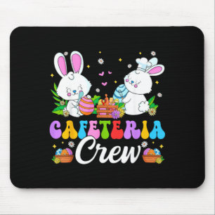 Mousepad Equipe da Cafeteria Senhora Bunny Almoço Feliz Dia