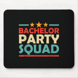 Mousepad Equipe da Despedida de Solteiro Esposa Noivo _1