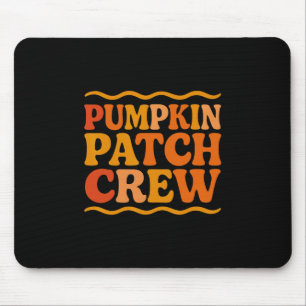 Mousepad Equipe da Pata de Abóbora Halloween Família Combin