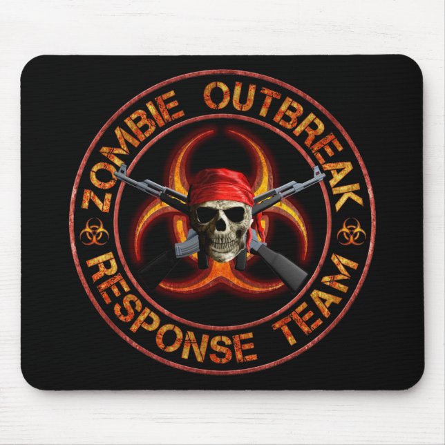 Mousepad Equipe da resposta do zombi (Frente)