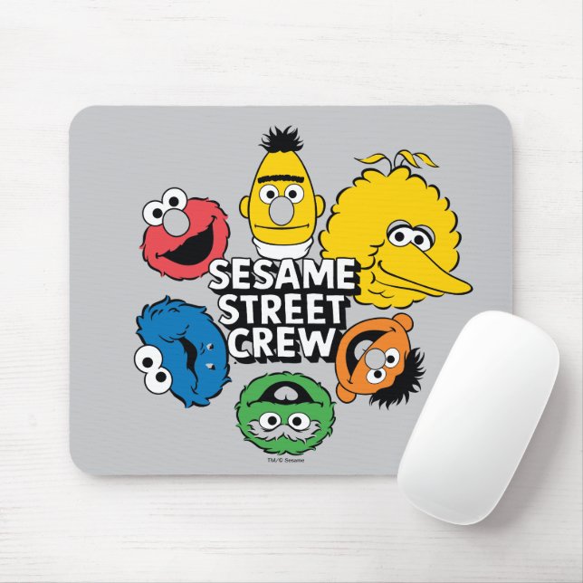 Mousepad Equipe da Vila Sésamo (Com mouse)