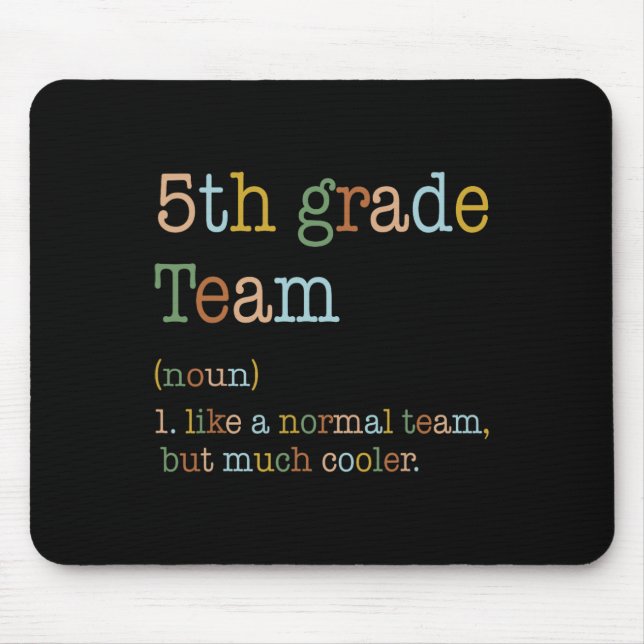 Mousepad Equipe De 5, Como Normal, Mas Mais Fria De Volta P (Frente)