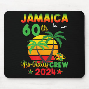 Mousepad Equipe de Aniversário de 60 Anos da Jamaica Viagem