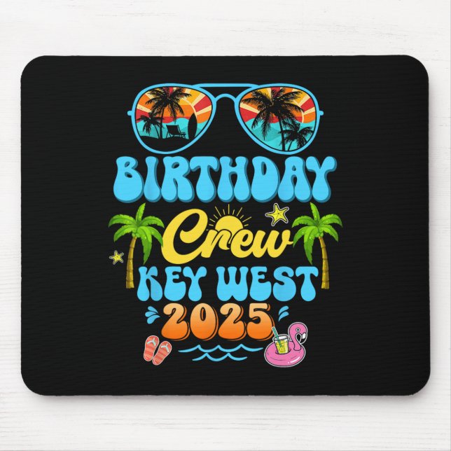 Mousepad Equipe de Aniversário de Key West Cruzeiro de Féri (Frente)