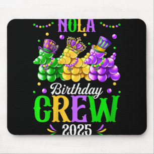 Mousepad Equipe de Aniversário Feminina Nola 2025 Nova Orle