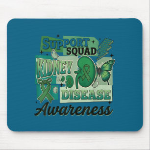 Mousepad equipe de apoio à conscientização sobre doenças re