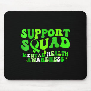 Mousepad Equipe de apoio à conscientização sobre saúde ment