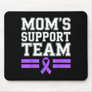 Mousepad Equipe de apoio da mamãe família consciente do lúp