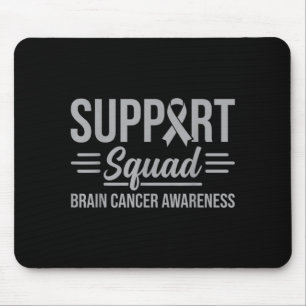 Mousepad Equipe de apoio tumor cerebral conscientização cân