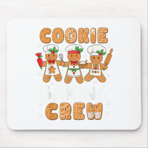 Mousepad Equipe de Assar Biscoitos Natal Divertido Amantes
