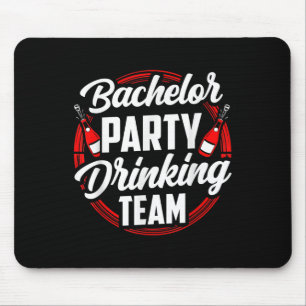 Mousepad Equipe de Bebida da Festa de Despedida de Solteiro