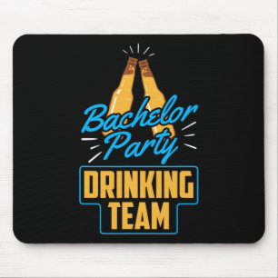 Mousepad Equipe de Bebida da Festa de Despedida de Solteiro
