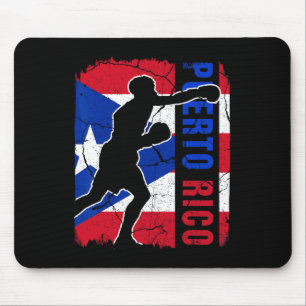 Mousepad Equipe de Boxing Porto Rico Bandeira Boxing G