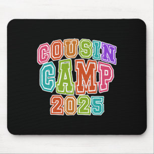 Mousepad Equipe de Camping dos Primos Viagem de Férias de P