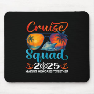 Mousepad Equipe de Cruzeiro 2025 Amigos Família Férias Comb