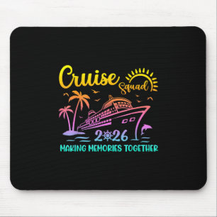 Mousepad Equipe de Cruzeiro 2026 Férias de Família e Amigos