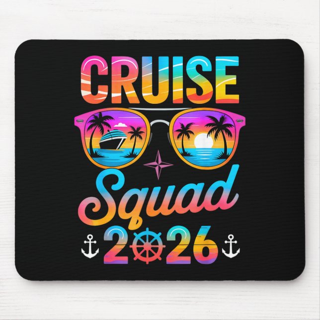 Mousepad Equipe de Cruzeiro 2026 Viagem de Correspondência  (Frente)