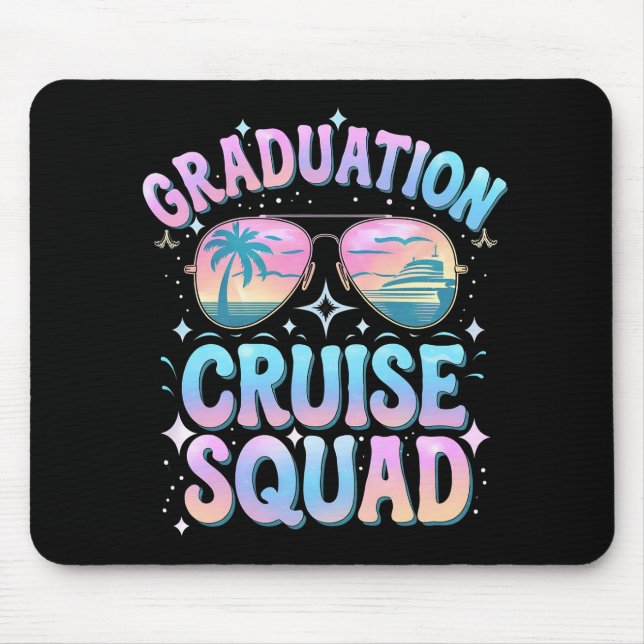 Mousepad Equipe de Cruzeiro de Formatura Navio de Cruzeiro  (Frente)