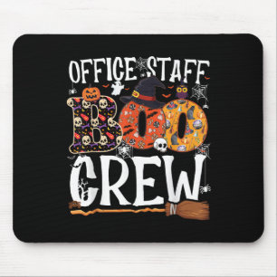 Mousepad Equipe de Escritório Boo Crew Funny Halloween Fant