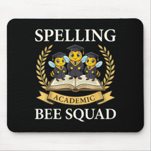 Mousepad Equipe de estudante de esquadrão de abelha acadêmi