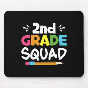 Mousepad Equipe de Estudantes de segundo Grau Quadrado 2º