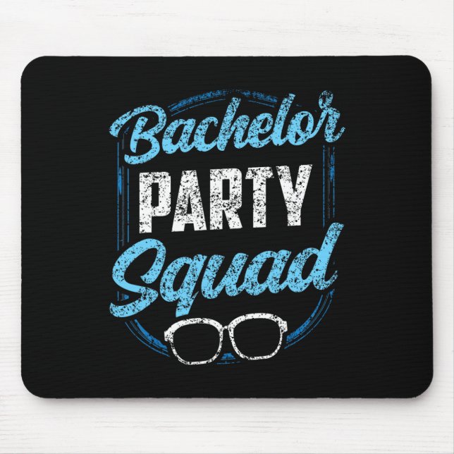 Mousepad Equipe de Festa de Despedida de Solteiro Noiva Noi (Frente)