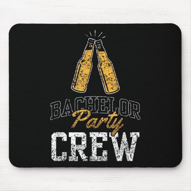 Mousepad Equipe de Festa de Despedida de Solteiro Noiva Noi (Frente)