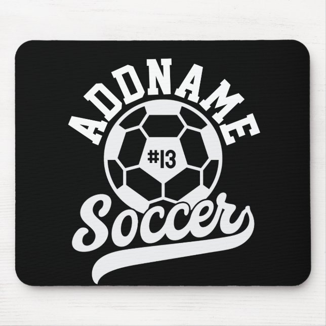 Mousepad Equipe de futebol Personalizada do ADD NAME do jog (Frente)
