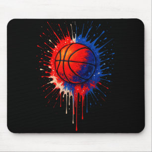 Mousepad Equipe de Jogo de Basquete Americano Splash Ball I
