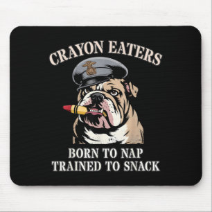 Mousepad Equipe de Lanche Nascidos para Dormir Comedores de