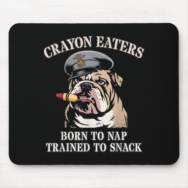 Mousepad Equipe de Lanche Nascidos para Dormir Comedores de (Frente)